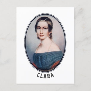 Carte Postale Clara Schumann (1838)