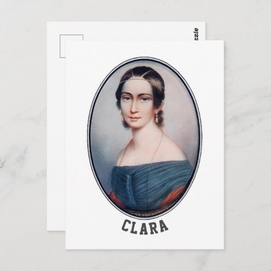 Carte Postale Clara Schumann (1838) (Devant / Derrière)