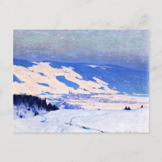 Carte Postale Clarence Gagnon - Baie-Saint-Paul (Devant)