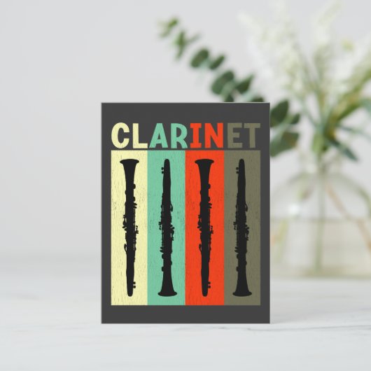 Carte Postale Clarinet (Debout devant)
