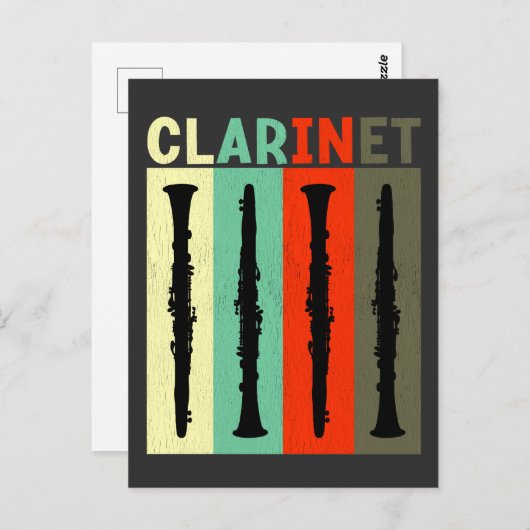 Carte Postale Clarinet (Devant / Derrière)