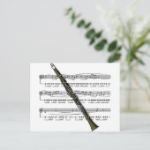 Carte Postale Clarinet musical 09 B (Debout devant)