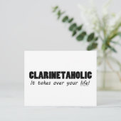 Carte Postale Clarinetaholic (Debout devant)