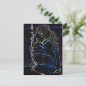 Carte postale Clarinetist (Debout devant)