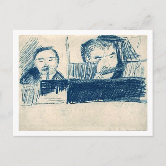 Carte Postale Clarinetist et Piccolo Player, Vincent van Gogh (Devant)