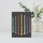 Carte Postale Clarinets colorés (Debout devant)