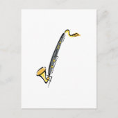 Carte Postale Clarinette basse (Devant)