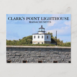 Carte Postale Clark's Point Lighthouse, Massachusetts Postcard