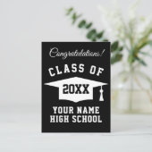 Carte Postale Class of 2023 school graduation congratulations (Debout devant)