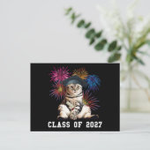 Carte Postale Class of 2027 Cat Lover (Debout devant)