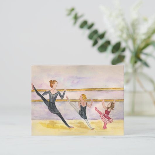 Carte Postale Classe Ballet (Debout devant)