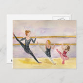 Carte Postale Classe Ballet (Devant / Derrière)