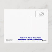 Carte Postale Classe Bleu & Blanc de 2008 (Dos)