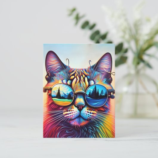 Carte Postale Classe Cat # 1 (Debout devant)