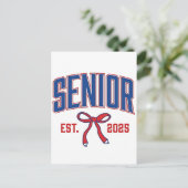 Carte Postale Classe Coquette Senior 2025 de 2025 de vaches rose (Debout devant)