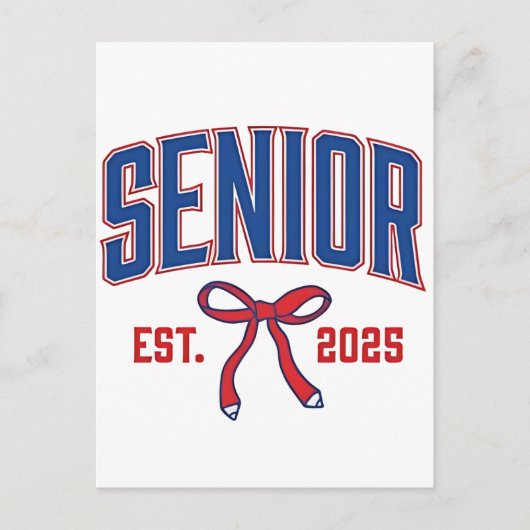 Carte Postale Classe Coquette Senior 2025 de 2025 de vaches rose (Devant)