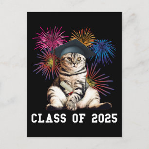 Carte Postale Classe d'Amoureux des chats 2025