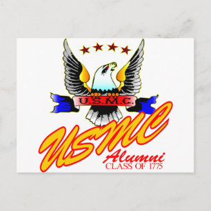 Carte Postale Classe De 1775 USMC Alumni Eagle