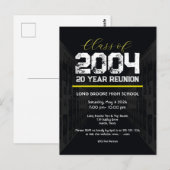 Carte Postale Classe de 2004 20 Année Réunion du lycée 1 événeme (Devant / Derrière)