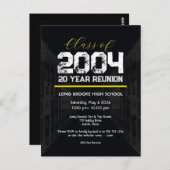 Carte Postale Classe de 2004 20 Année Réunion du lycée 1 événeme (Devant / Derrière)