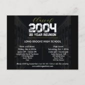 Carte Postale Classe de 2004 20 Année Réunion du lycée 2 Événeme (Devant)