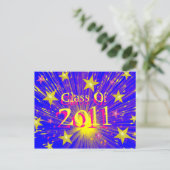Carte postale "Classe de 2011" Firework (Debout devant)