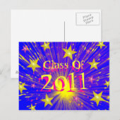 Carte postale "Classe de 2011" Firework (Devant / Derrière)