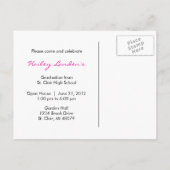 Carte Postale Classe de 2012 Graduation Invitation Postcard (Dos)