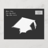 Carte Postale Classe de 2012 Photo invitation Black (Dos)