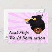 Carte Postale Classe de 2023 Aînés Domination mondiale (Devant / Derrière)