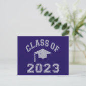 Carte Postale Classe De 2023 Graduation - Grey 2 (Debout devant)