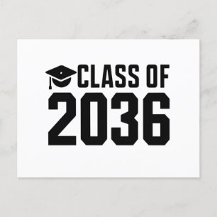 Carte Postale Classe de 2036 Grow With Me Retour à l'école