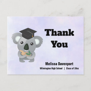 Carte Postale Classe de 20xx Koala Ours dans la casquette de gra