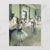 Carte Postale Classe de ballet Edgar Degas (Devant)