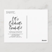 Carte Postale Classe de calligraphie de pinceau blanc de 2023 (Dos)