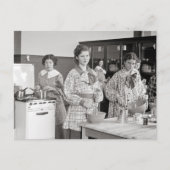 Carte Postale Classe de cuisson, 1935 (Devant)