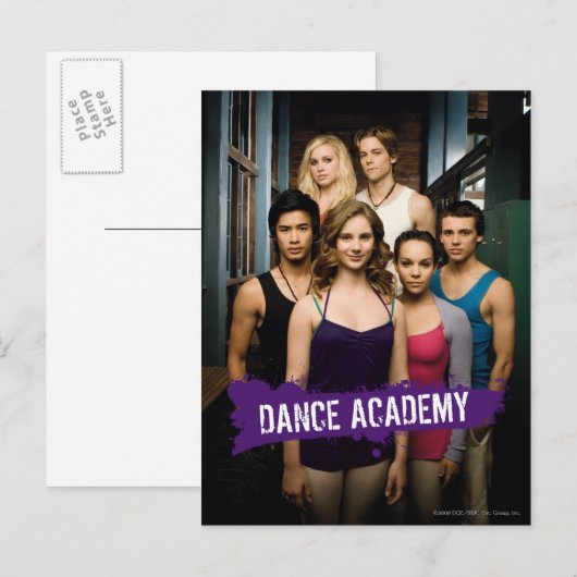 Carte Postale Classe de danse (Devant / Derrière)