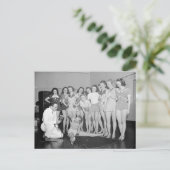 Carte Postale Classe de danse, 1938 (Debout devant)