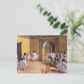Carte Postale Classe de danse à l'Opéra Edgar Degas (Debout devant)
