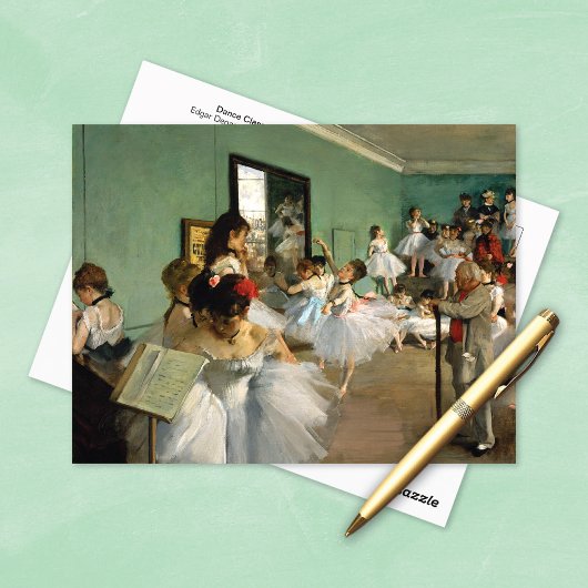 Carte Postale Classe de danse Ballerinas Edgar Degas