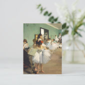 Carte Postale Classe de danse Edgar Degas (Debout devant)
