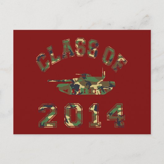 Carte Postale Classe De L'École Militaire Camo 2014 (Devant)