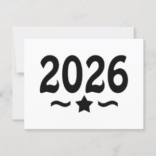 Carte Postale Classe de l'étoile de graduation 2026