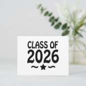 Carte Postale Classe de l'étoile de graduation 2026 (Debout devant)