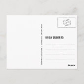 CARTE POSTALE CLASSE DE MERCI DE GRADUATION 2014 STAMP POSTCARD (Dos)