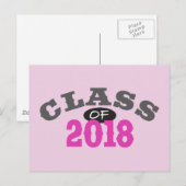Carte Postale Classe De Rose 2018 (Devant / Derrière)
