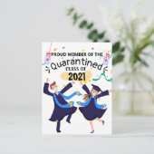 Carte Postale Classe en quarantaine de 2021 (Debout devant)