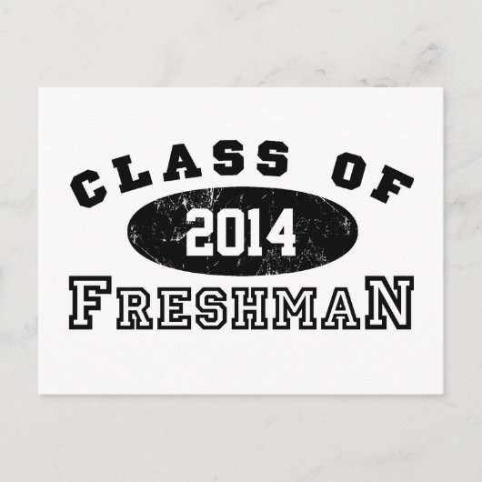 Carte Postale Classe Freshman De (Devant)