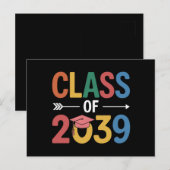 Carte Postale Classe super De 2039 Diplôme Senior 2039 (Devant / Derrière)