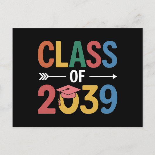 Carte Postale Classe super De 2039 Diplôme Senior 2039 (Devant)